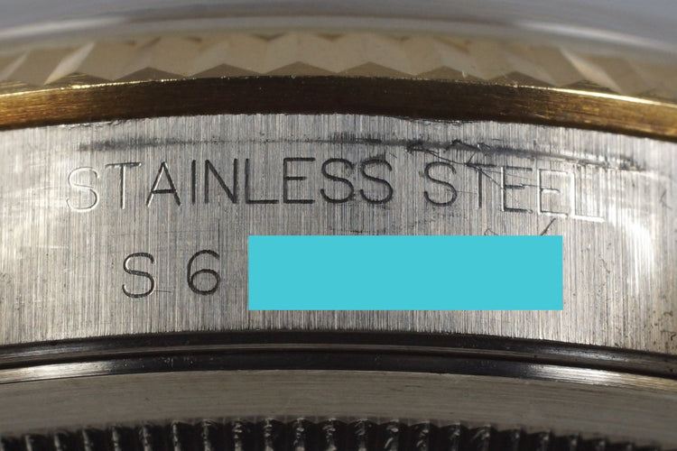 1994 Rolex Two Tone DateJust 16233 Glossy Black Dial