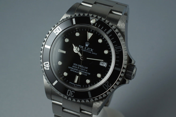 2000 Rolex Sea Dweller 16600