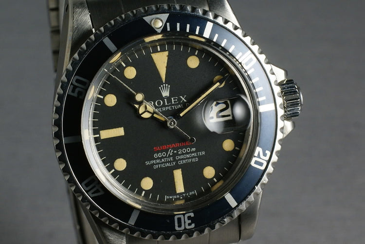 Rolex Red Submariner Ref: 1680 with Box and Papers