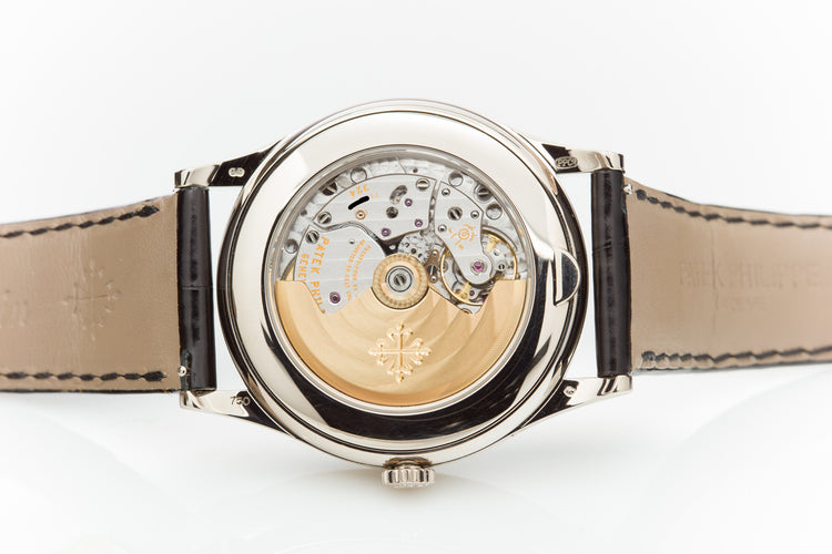 2019 Patek Philippe 5396G-011 Opaline Tiffany Dial Annual Calendar Box, Papers, Travel Case