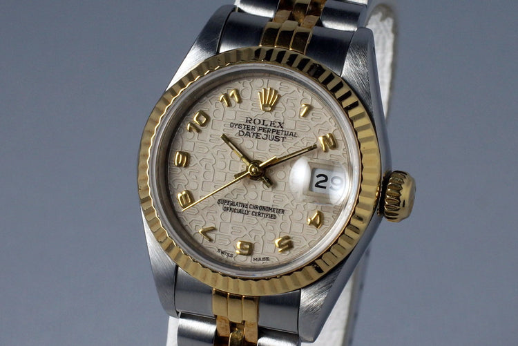 1988 Rolex Ladies Two Tone DateJust 69173 Arabic Computer Dial