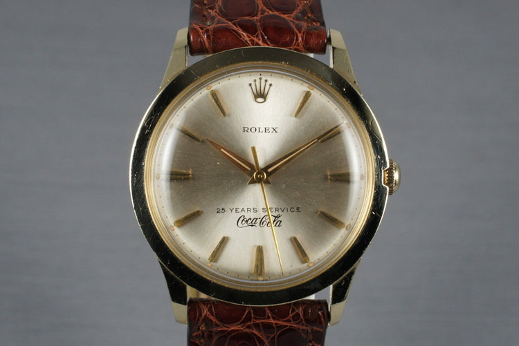 1950’s Rolex 14K Coca Cola Award Watch