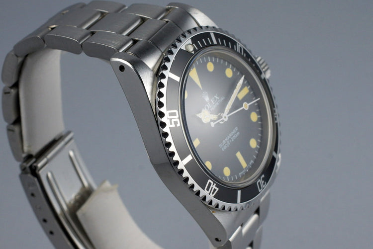 1983 Rolex Submariner 5513 Mark V Maxi Dial