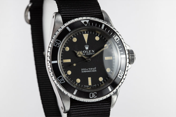 1967 Rolex Submariner 5513 with Meters First Dial