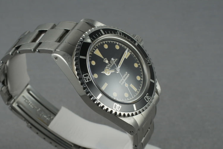 1963 Rolex Submariner 5512 PCG with Glossy Chapter Ring Dial