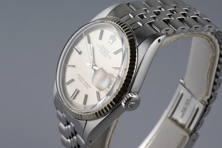 1972 Rolex Datejust 1601 Silver Dial
