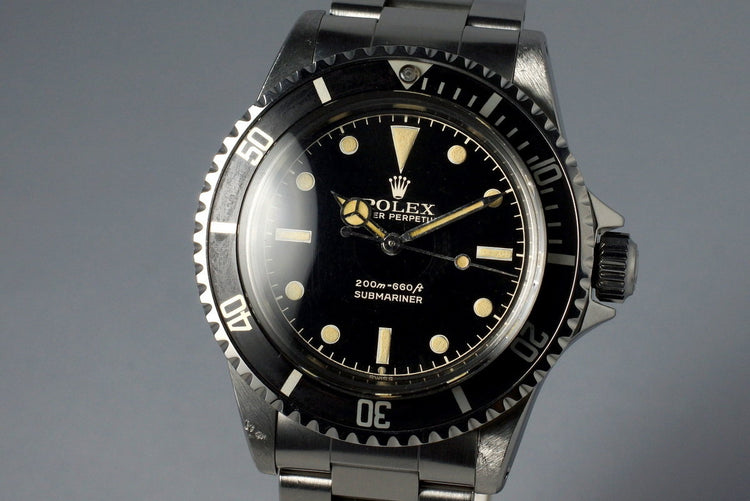 1963 Rolex Submariner 5512 PCG with Gilt Glossy Chapter Ring Dial