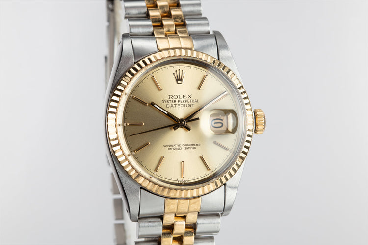 1981 Rolex Two-Tone DateJust 16013