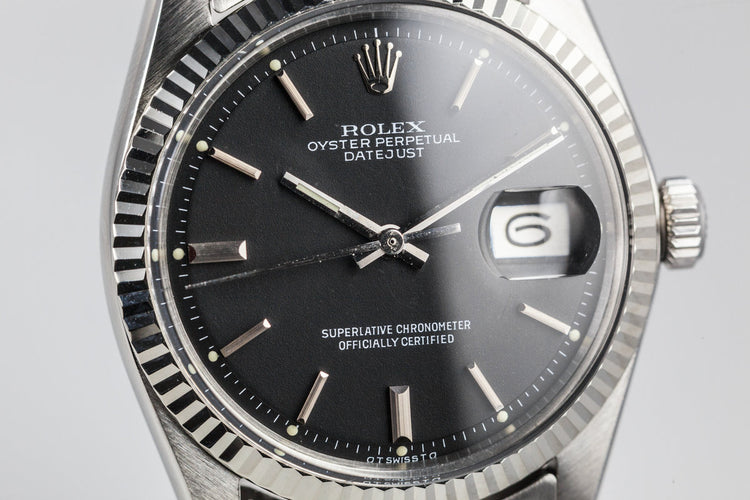 1973 Rolex DateJust 1601 with Black Sigma Dial