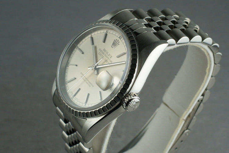 1996 Rolex DateJust 16220 with Guarantee Card