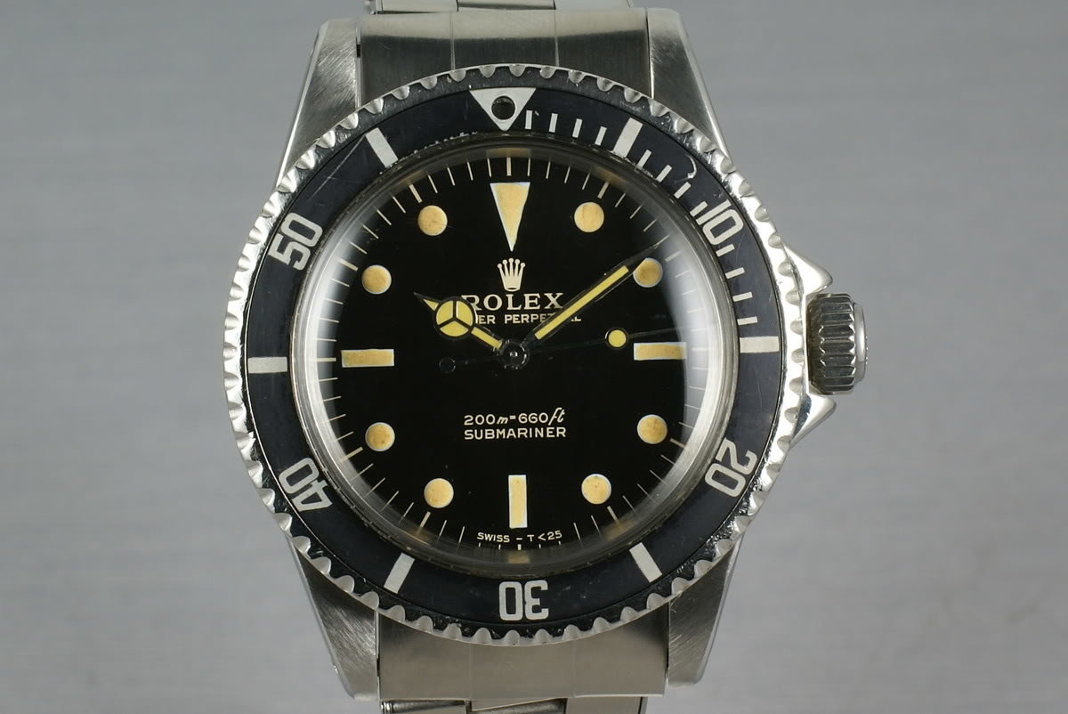 1966 Rolex Submariner 5513 Gilt Dial With Service Papers | 5513 Gilt Dial |  agripharma.it