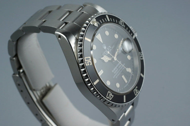 1988 Rolex Submariner 16610