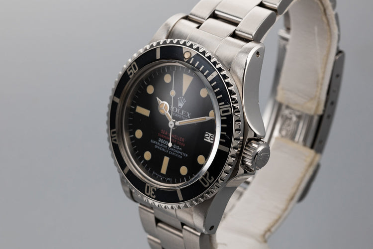 1977 Rolex Double Red Sea-Dweller 1665 with Service Papers