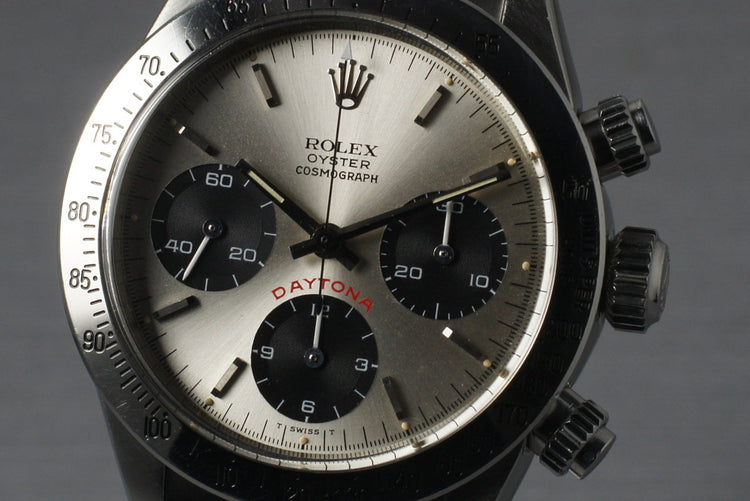 1979 Rolex Daytona 6265 Big Red Daytona Silver Dial