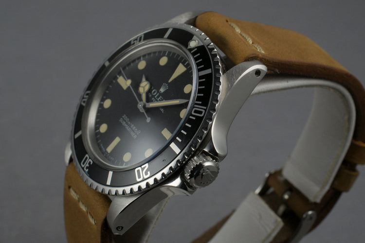 1967 Rolex Submariner 5513 Meters First with Service Papers