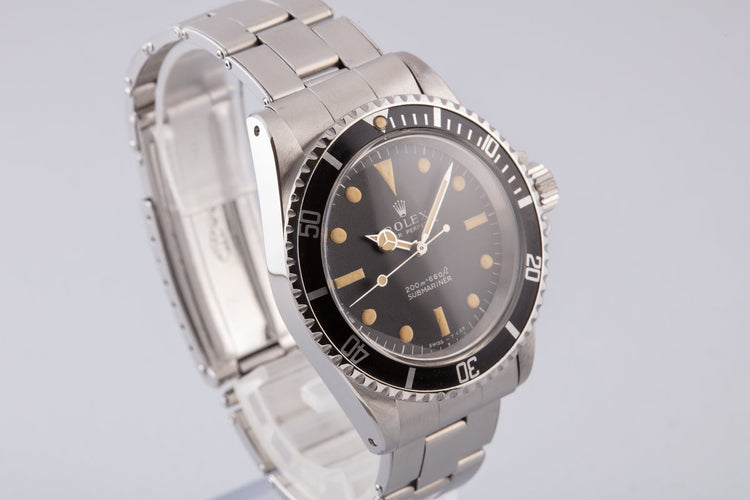 1966 Vintage Rolex Submariner 5513 Meters First Dial