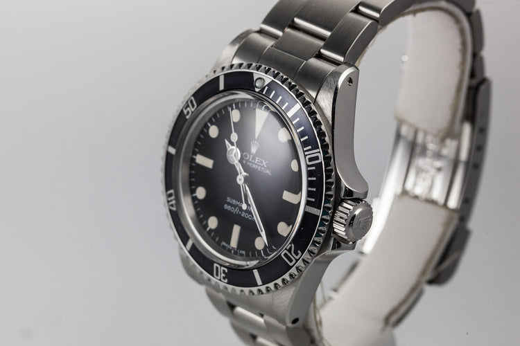 1981 Rolex Submariner 5513 with Mark 4 Maxi Dial