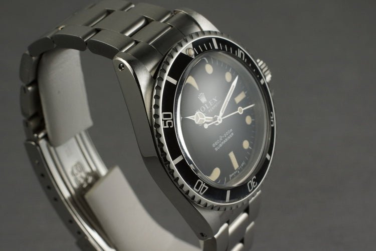 1966 Rolex Submariner 5513 Serif Dial with Service Papers