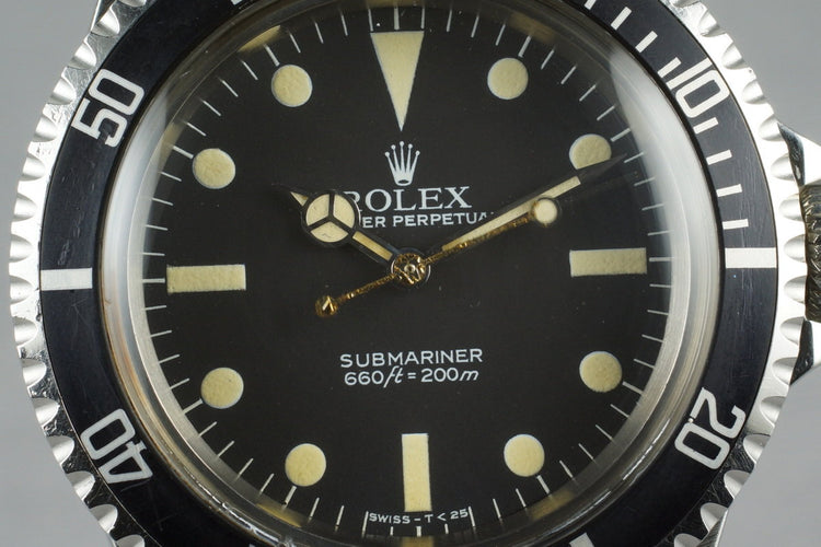 1981 Rolex Submariner 5513 Mark V Maxi Dial