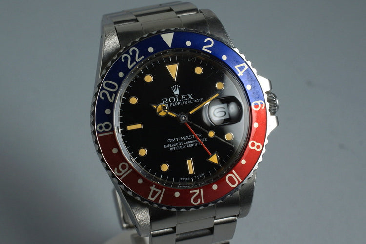 1986 Rolex GMT Master 16750