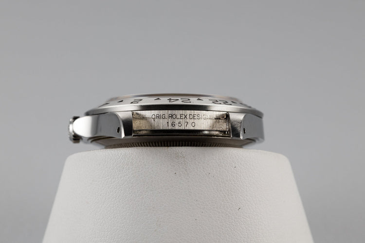 2002 Rolex Explorer II 16570 White Dial with Box and Papers