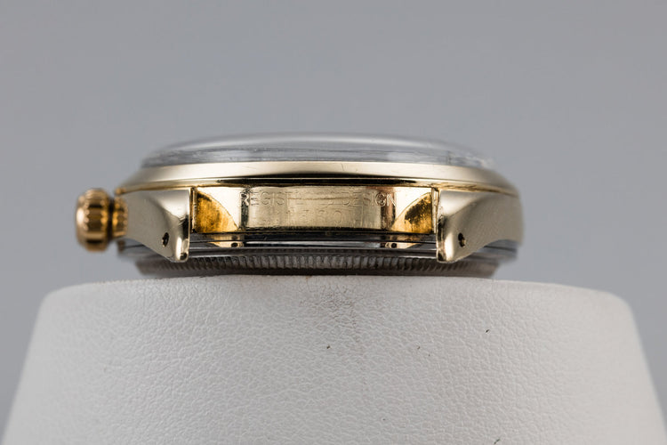 1971 Rolex 14K Gold Shell Date 1550 with Mosaic Dial