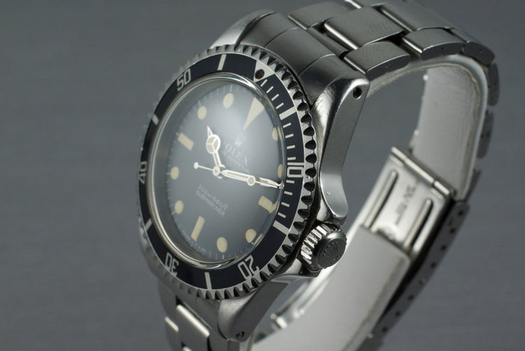 1968 Rolex Submariner 5513 Meters First