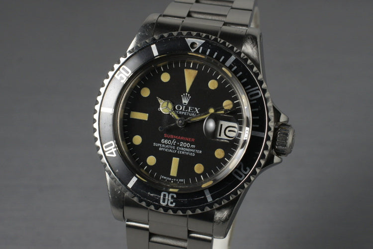 1972 Rolex Red Submariner 1680 with Mark VI Dial