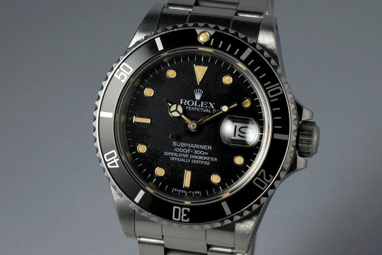 1987 Rolex Submariner 168000