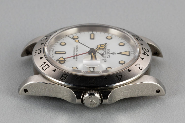 1991 Rolex Explorer II 16570 White Dial