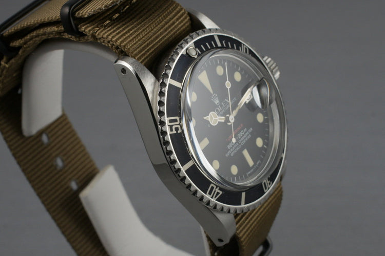 1972 Rolex Red Submariner 1680 with Mark VI Dial