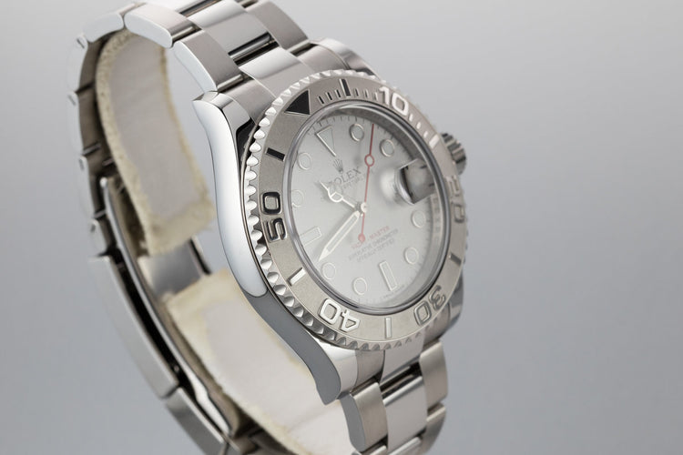 2018 Rolex Stainless Steel & Platinum Yacht-Master 116622 with Box and Papers