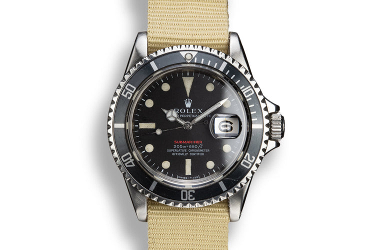 1969 Rolex Red Submariner 1680 with MK II Dial