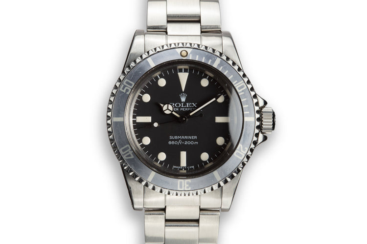1981 Rolex Submariner 5513 with MK 2 Maxi Dial