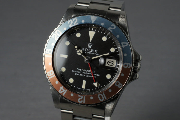 1968 Rolex GMT 1675 Mark I Dial
