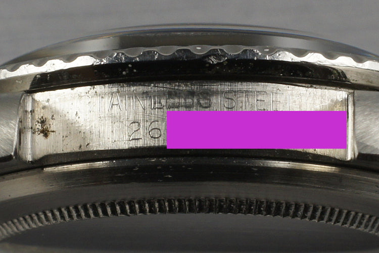 1970 Rolex Submariner 5513 Serif Dial