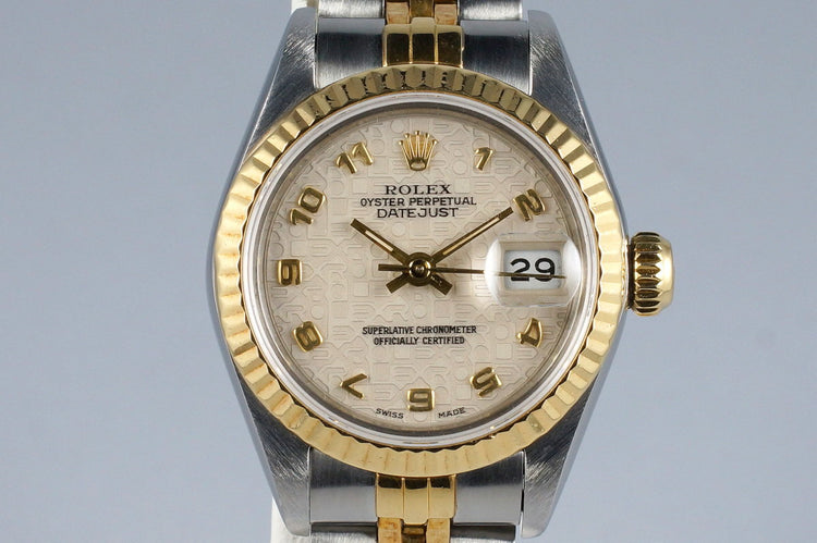 1988 Rolex Ladies Two Tone DateJust 69173 Arabic Computer Dial