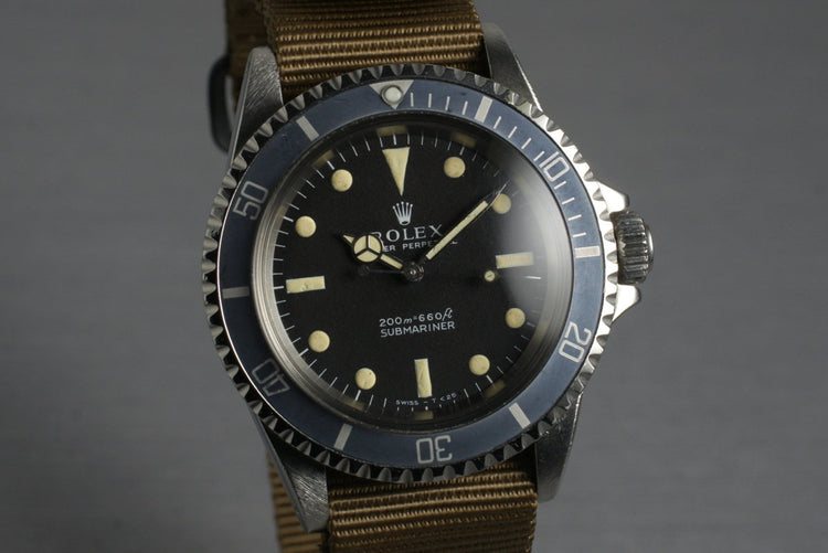 1967 Rolex Submariner 5513 Meters First