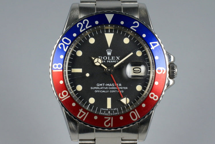 1971 Rolex GMT 1675 Mark I Dial