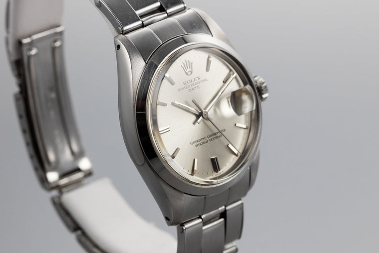 1967 Rolex Date 1500 Silver Dial