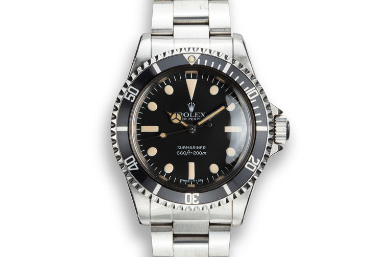 1982 Rolex Submariner 5513 MK IV Maxi Dial