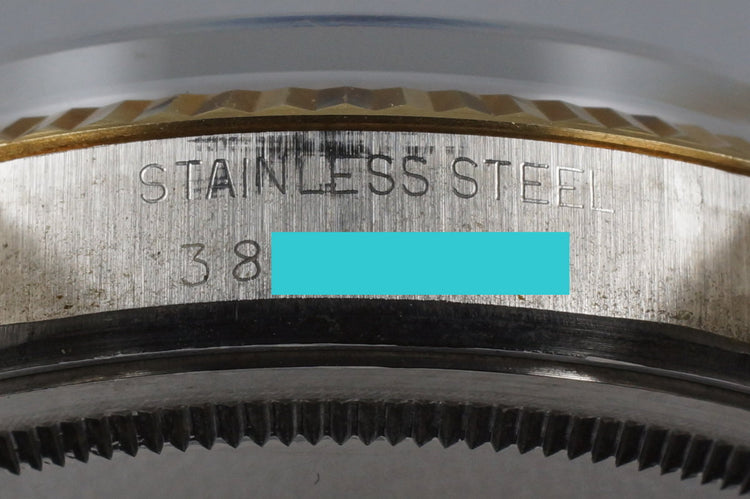 1972 Rolex Two Tone DateJust 1601 Champagne Roman Numeral Dial with Box and Papers