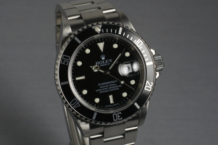2007 Rolex Submariner 16610T