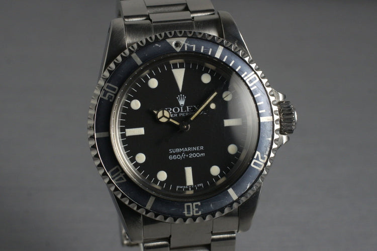 1982 Rolex Submariner 5513 Mark IV