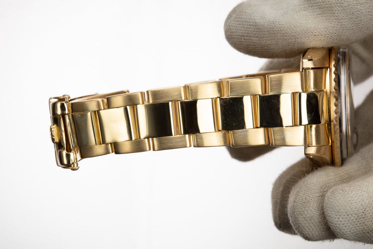 1972 Rolex 18K YG Submariner 1680 Blue Nipple Dial