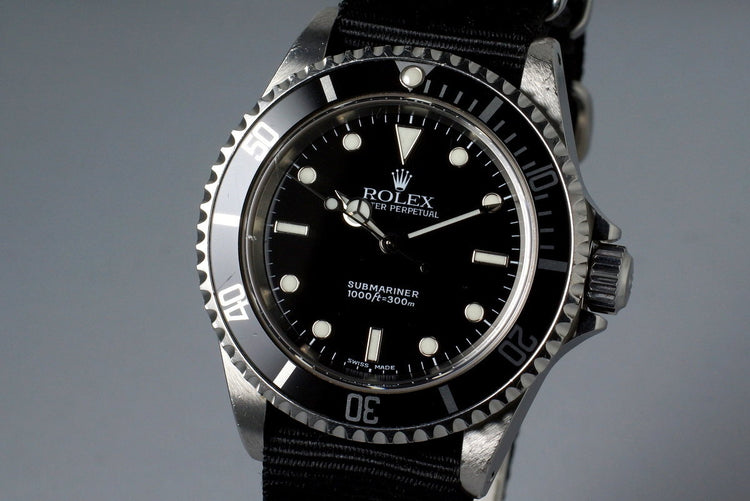 2001 Rolex Submariner 14060M