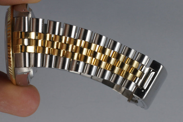 1989 Rolex Two Tone DateJust 16233 Blue Dial