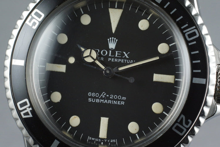 1978 Rolex Submariner 5513 with Serif Dial