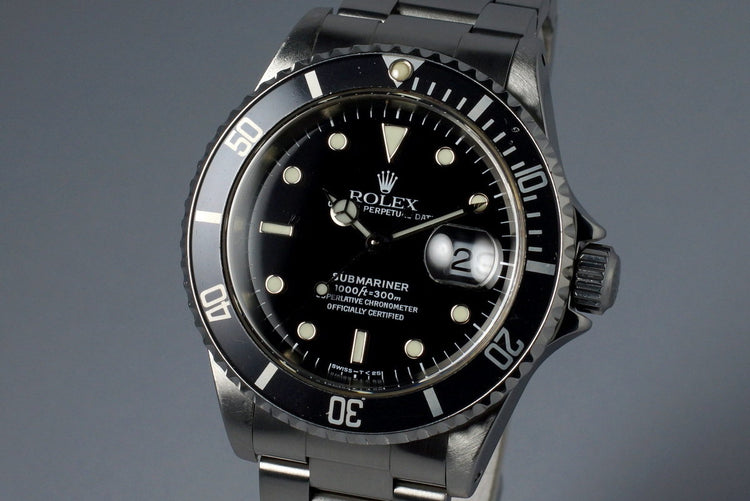 1997 Rolex Submariner 16610 with Box and Papers