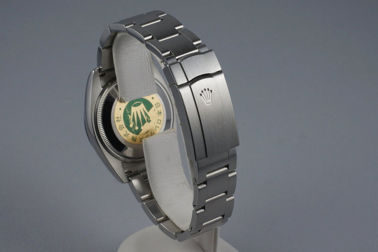 2007 Rolex Air King 114200 Blue Arabic Dial